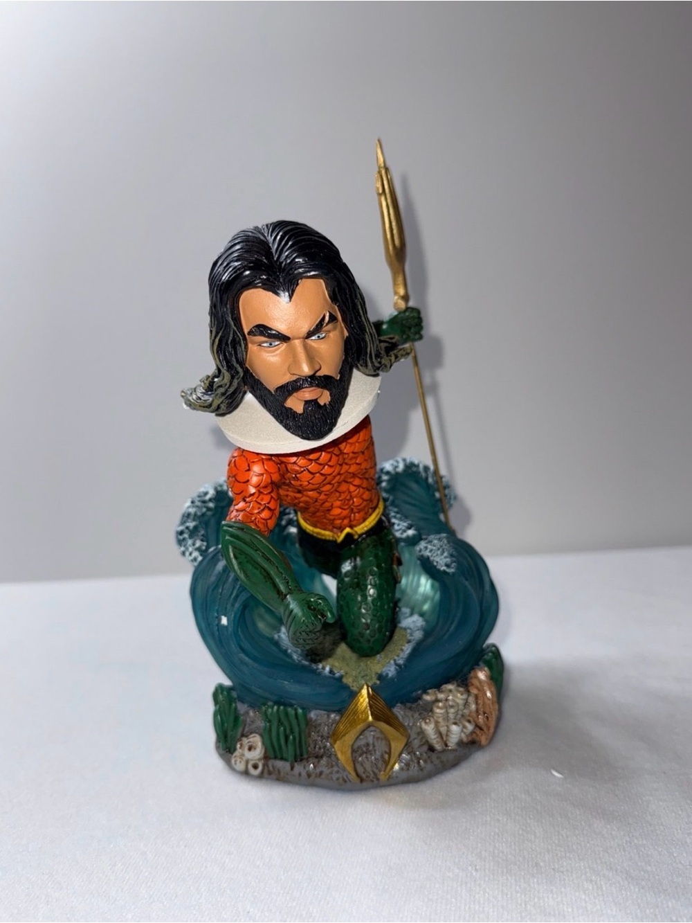 DC Aquaman Figurine — Red, Blue & Green
